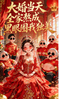 大婚当天全家熬成黑眼圈我独美-动漫合集